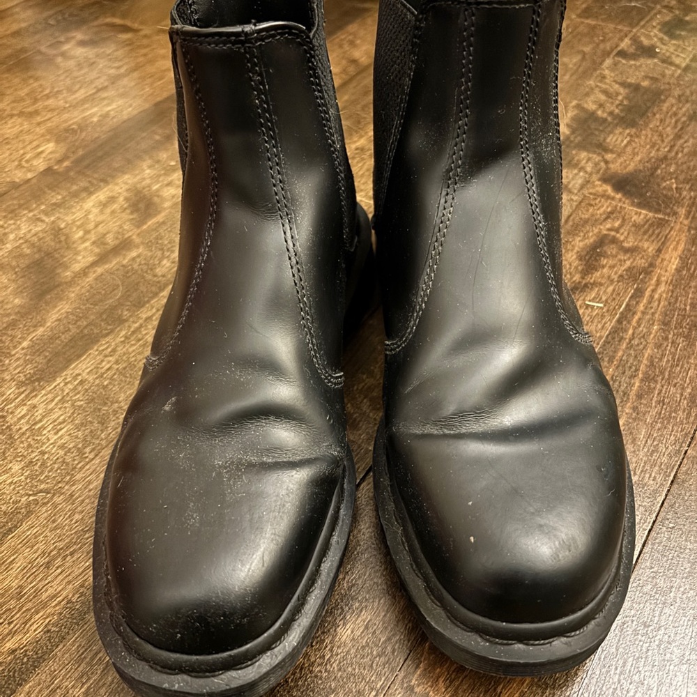 Dr. Martens Black Leather Chelsea Boots All Black